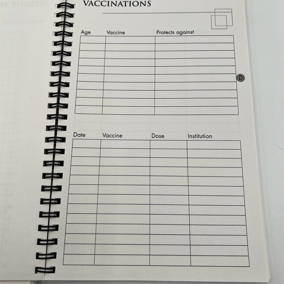 𝕎𝔼𝕃𝕃ℕ𝔼𝕊𝕊 My Child’s Health Notebook - Picture 8 of 8